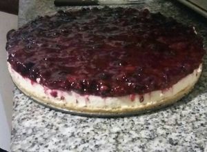 Una foto de Cheesecake de frutos rojos