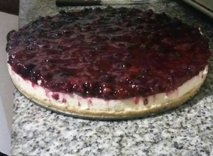 Una foto de Cheesecake de frutos rojos