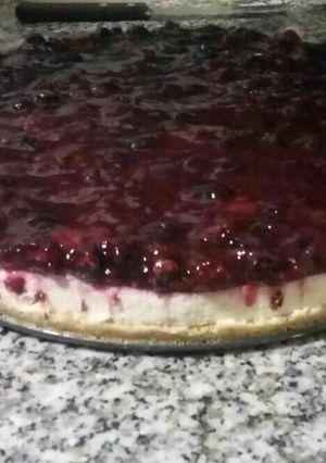 Una foto de Cheesecake de frutos rojos
