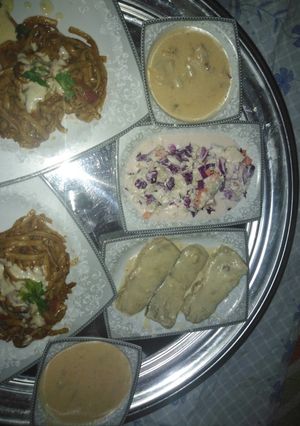صورة لوصفة سمك المحرات بالوايت صوص