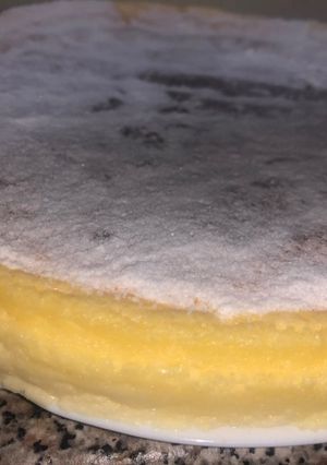 Una foto de Pastel de queso japonés