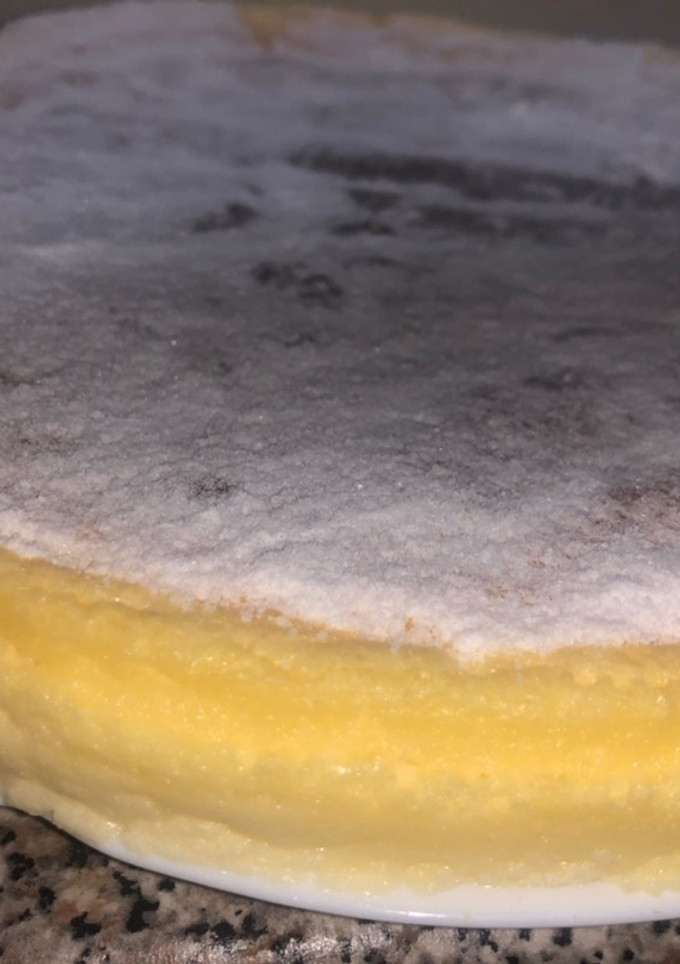 Una foto de Pastel de queso japonés