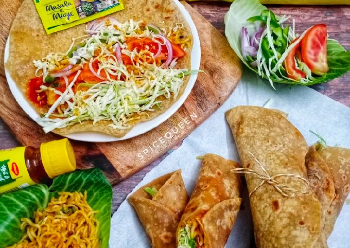 Cheesy Maggi Wrap