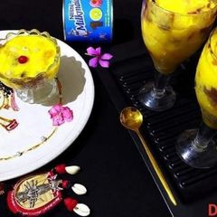 Mango Trifle Pudding A picture of Mango Trifle Pudding.