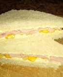 Sándwiches de choclo y jamón