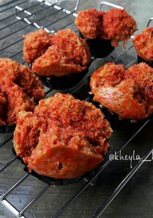 Foto resep Eggless Bolu Kukus Red Velvet ala"