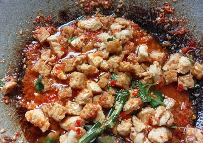 Resep Balado Ayam Tempe Kemangi Oleh Warung Bunda Cookpad