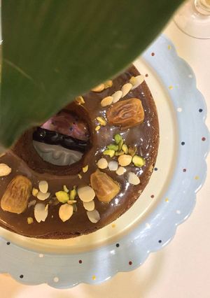 صورة لوصفة كيكه تمر 💕