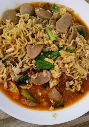 Foto resep Mie Kuah Tek Tek