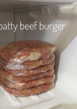 Foto resep Patty beef burger
