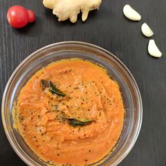 A picture of Ginger Garlic chutney.