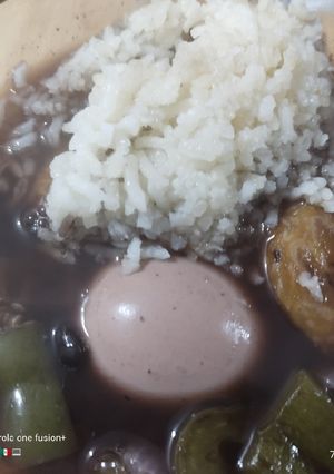 Una foto de Sopa de frijoles estilo honduras