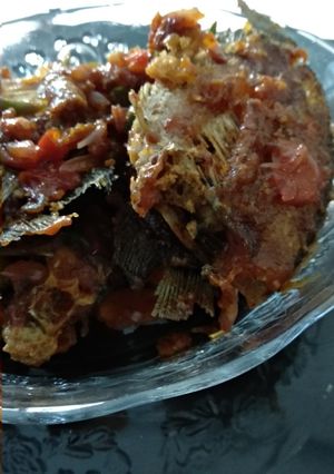 Foto resep Ikan saos pedas