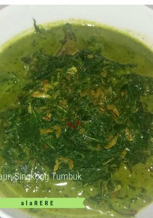 Foto resep Daun Singkong Tumbuk