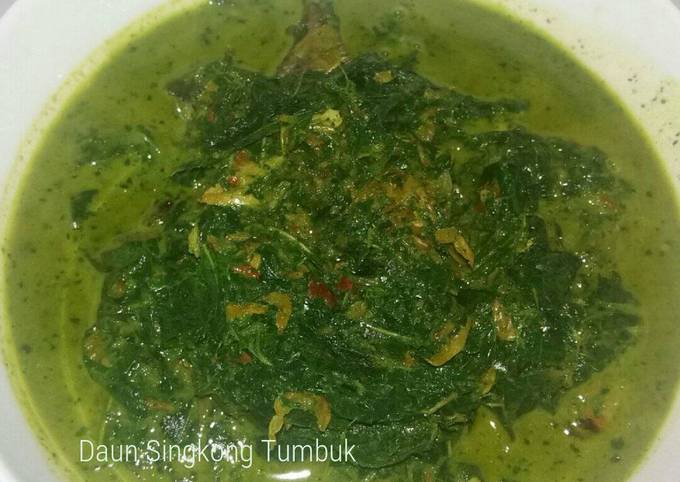 Resep Daun Singkong Tumbuk Oleh 87 Cookpad 8193