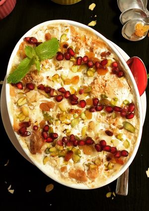 A picture of Umm Ali (Egyptian Dessert).