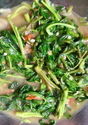 Foto resep Tumis kangkung terasi pedas