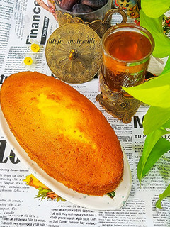 عکسی از دستور کیک صبحانه زعفرانی