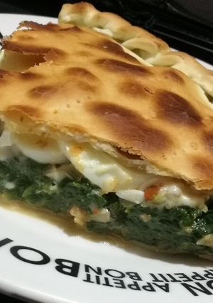 Una foto de Tarta de espinaca