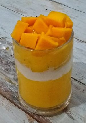 Foto resep Mango Thai: Jus Mangga Kekinian #enakanbikinsendiri