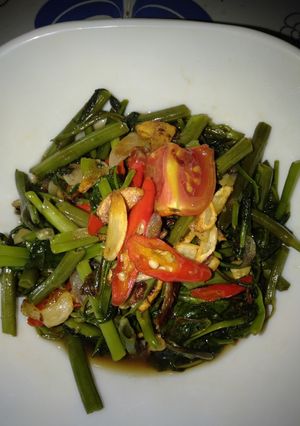 Foto resep Tumis kangkung saus tiram