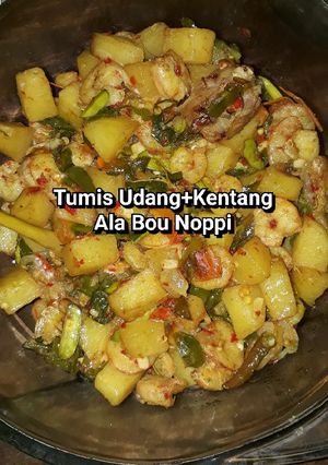 Foto resep Tumis Udang+kentang