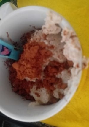 Una foto de Arroz con leche chocolatoso
