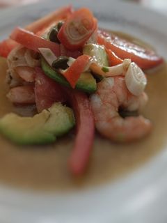 Una foto de Ensalada de tomate