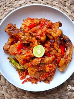 Foto resep Balado Ikan Pari Asap
