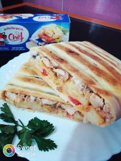 صورة لوصفة طاكوس بكريمة الجبن 👌🌯