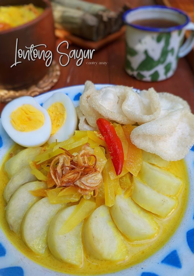 Foto resep Lontong sayur pepaya