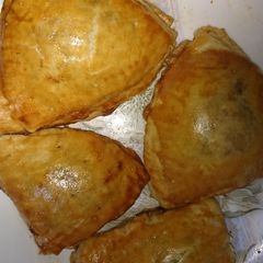 Pattis with homemade pastry puff. A picture of Pattis with homemade pastry puff..