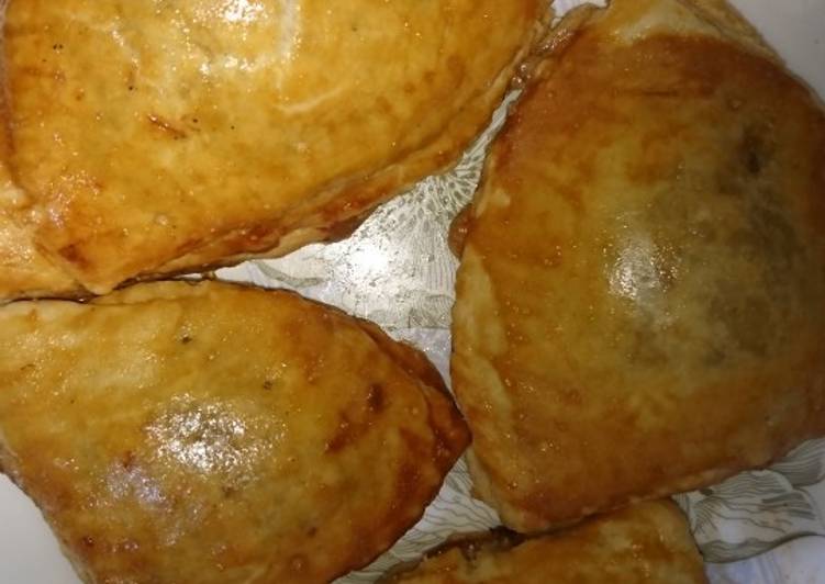 Recipe of Homemade Pattis with homemade pastry puff.
