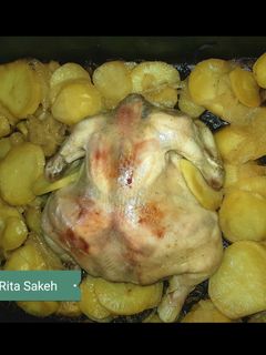صورة لوصفة صينيه دجاج وبطاطا