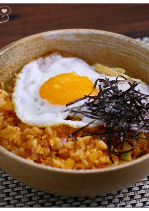 韓式泡菜炒飯 的食譜成品照片