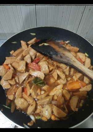 Foto resep Bakso asam manis pedas