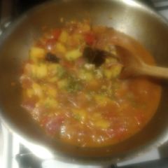 A picture of Aloo curry.