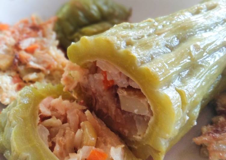 Pare bunting (pare kukus isi ayam,telor🥚,kentang🥔 wortel🥕