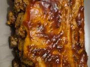 Una foto de costillas barbacoa