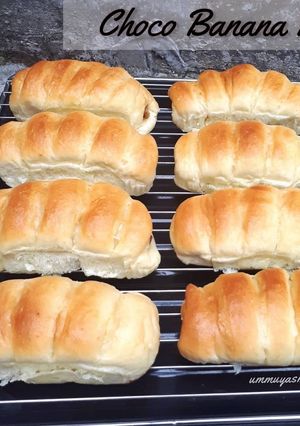 Foto resep Roti Pisang Coklat/Choco Banana Bun