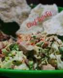 Ensalada rallada con jamón y brócoli 🥦 (coleslaw). LuisFy