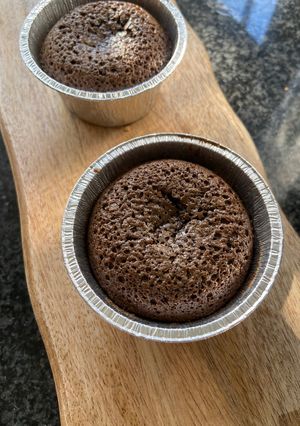 Una foto de Hojicha fondant