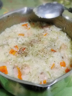 義大利雞肉野蕈燉飯 的食譜成品照片