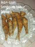 Ikan asin tembang tabur tepung