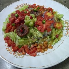 A picture of Mix veg and peas salad.
