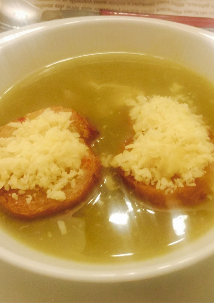 Una foto de Sopa de pescado "muy saludable"