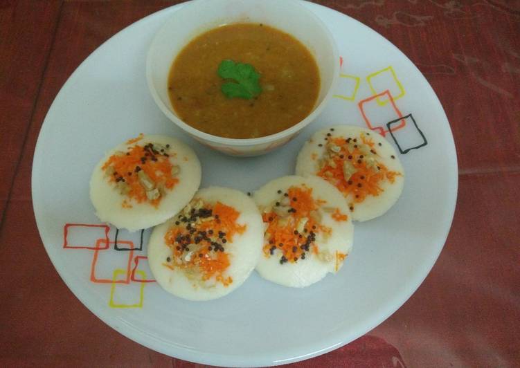 Easiest Way to Prepare Quick Idli-sambhar