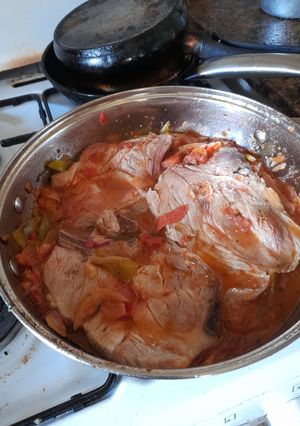 Una foto de Carne con sofrito