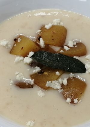 Őszibarack krémleves főzés nélkül recept fotója