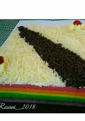 Foto resep Rainbow Kukus Ny Liem cepat dan mudah